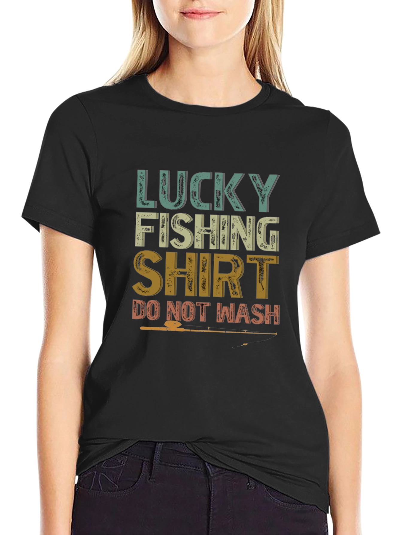 Lucky Fishing Shirt - Do Not Wash Graphic Tee