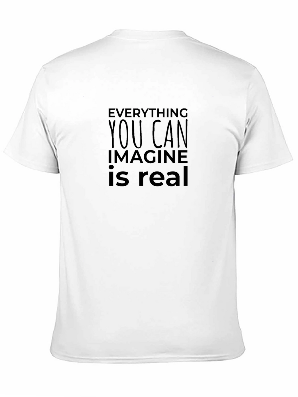 Imagine Is Real Black T-Shirt