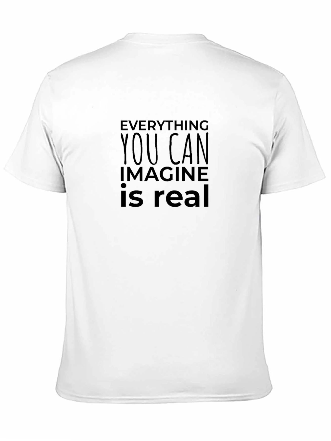 Imagine Is Real Black T-Shirt