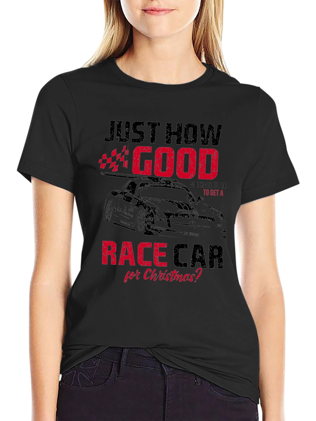 Just How Good Race Car Christmas T-Shirt