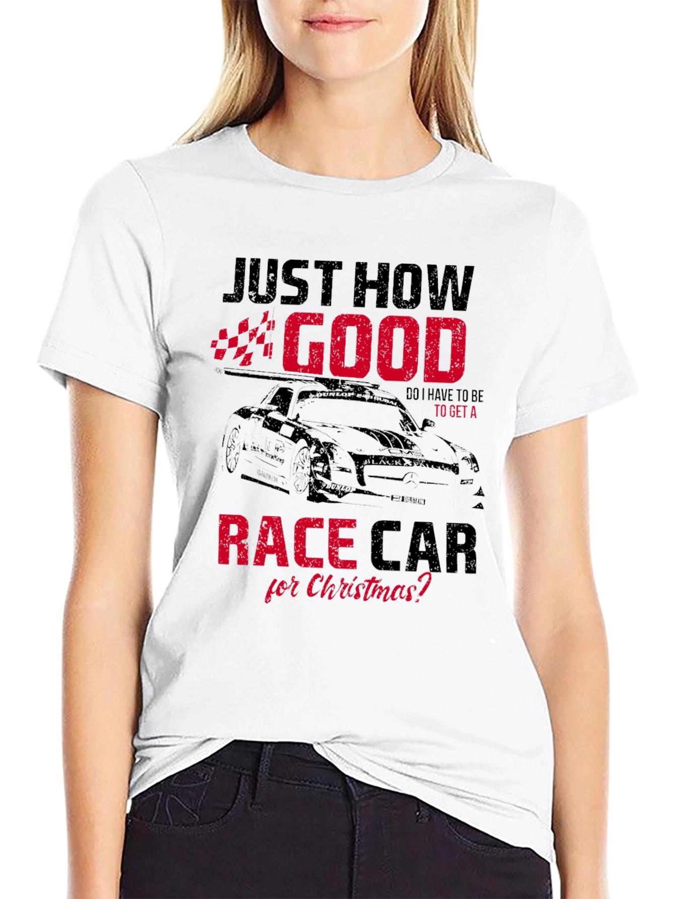 Just How Good Race Car Christmas T-Shirt