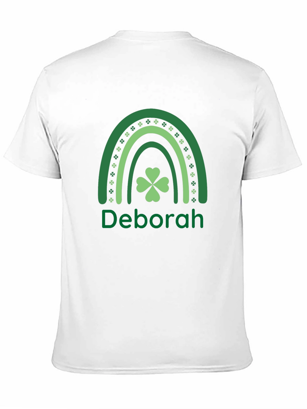 Deborah St. Patricks Day Shamrock Rainbow T-Shirt