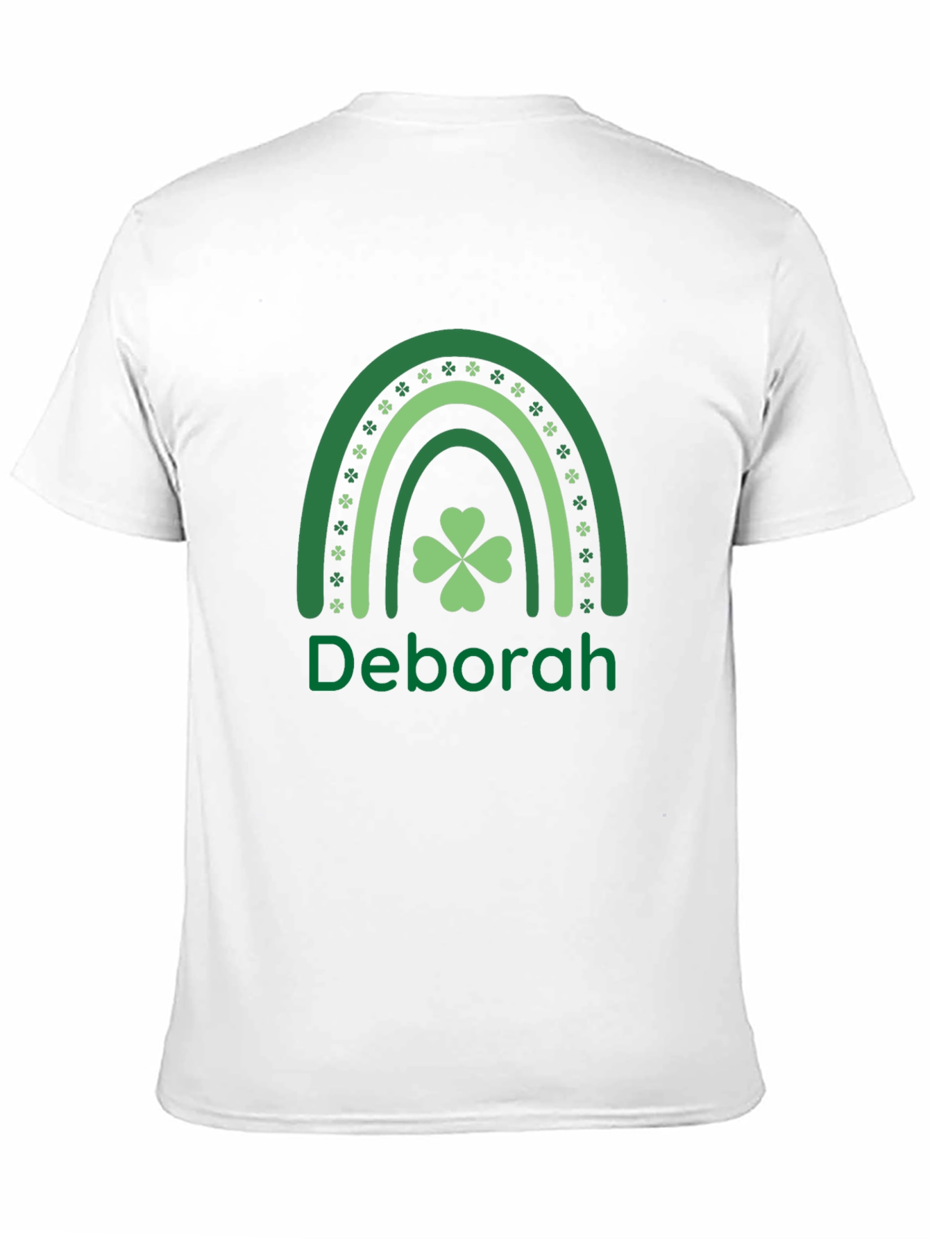 Deborah St. Patricks Day Shamrock Rainbow T-Shirt
