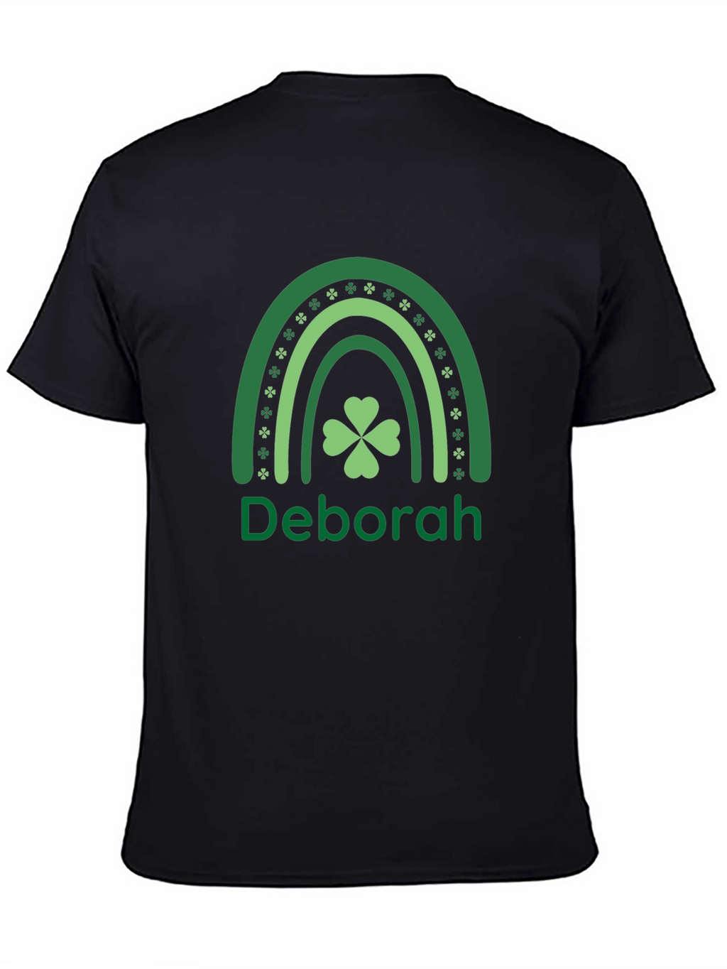 Deborah St. Patricks Day Shamrock Rainbow T-Shirt