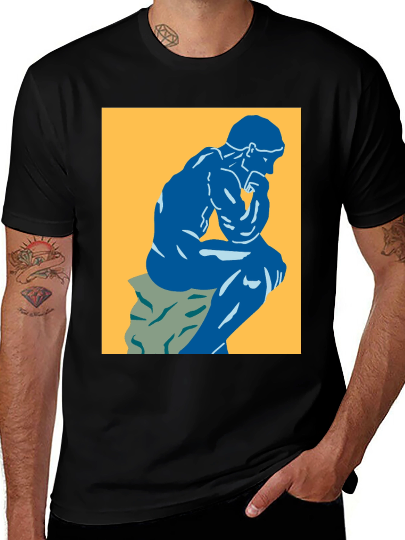 The Thinker T-Shirt - Philosophy Inspired Graphic Tee