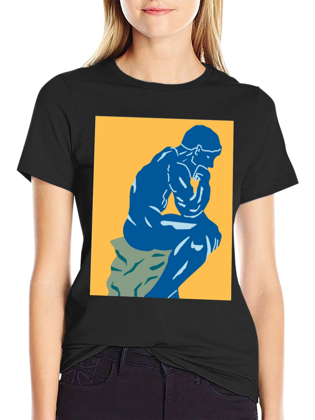The Thinker T-Shirt - Philosophy Inspired Graphic Tee