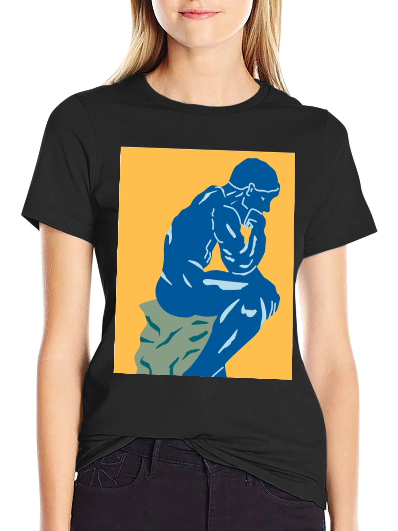 The Thinker T-Shirt - Philosophy Inspired Graphic Tee