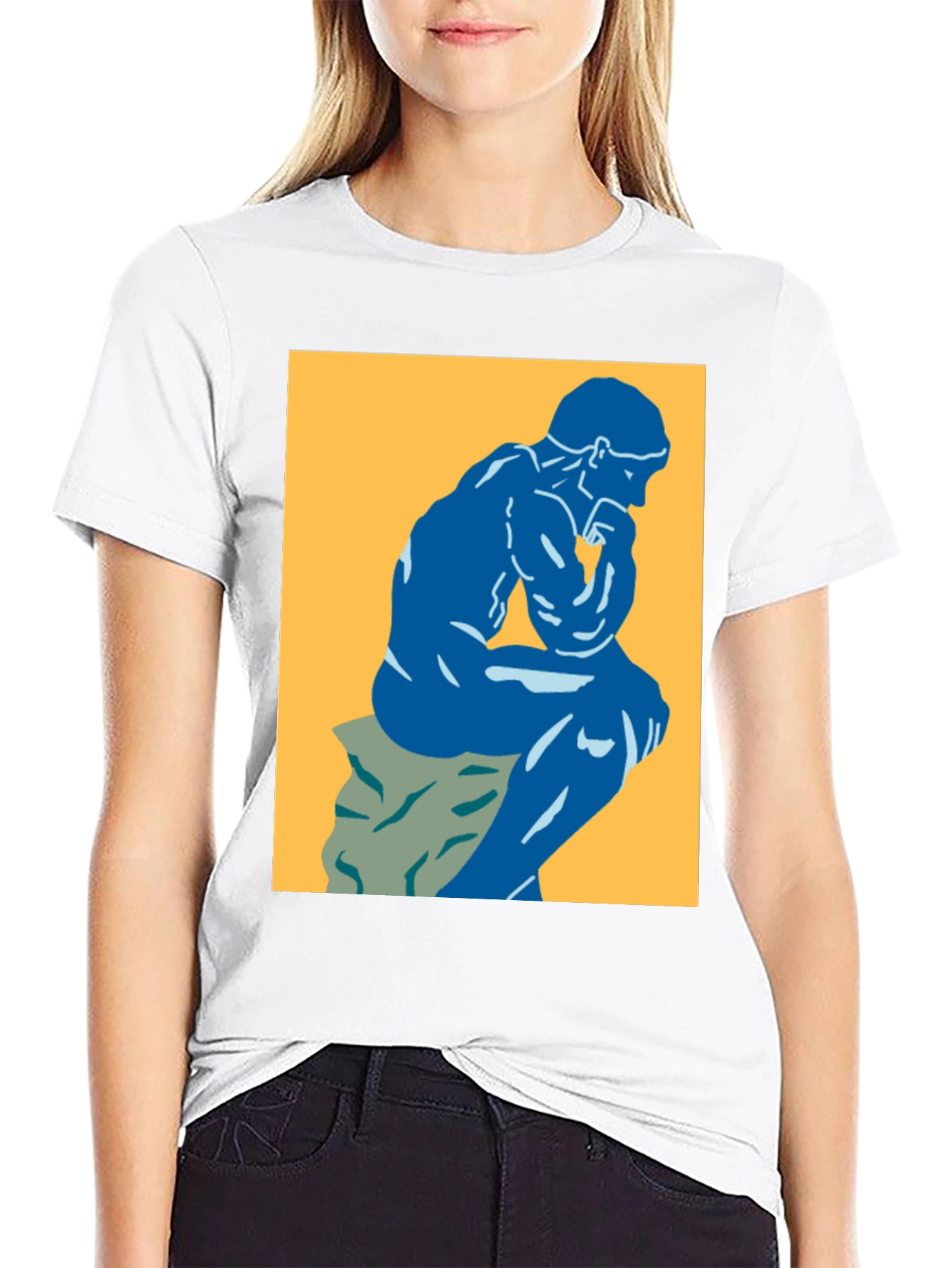 The Thinker T-Shirt - Philosophy Inspired Graphic Tee