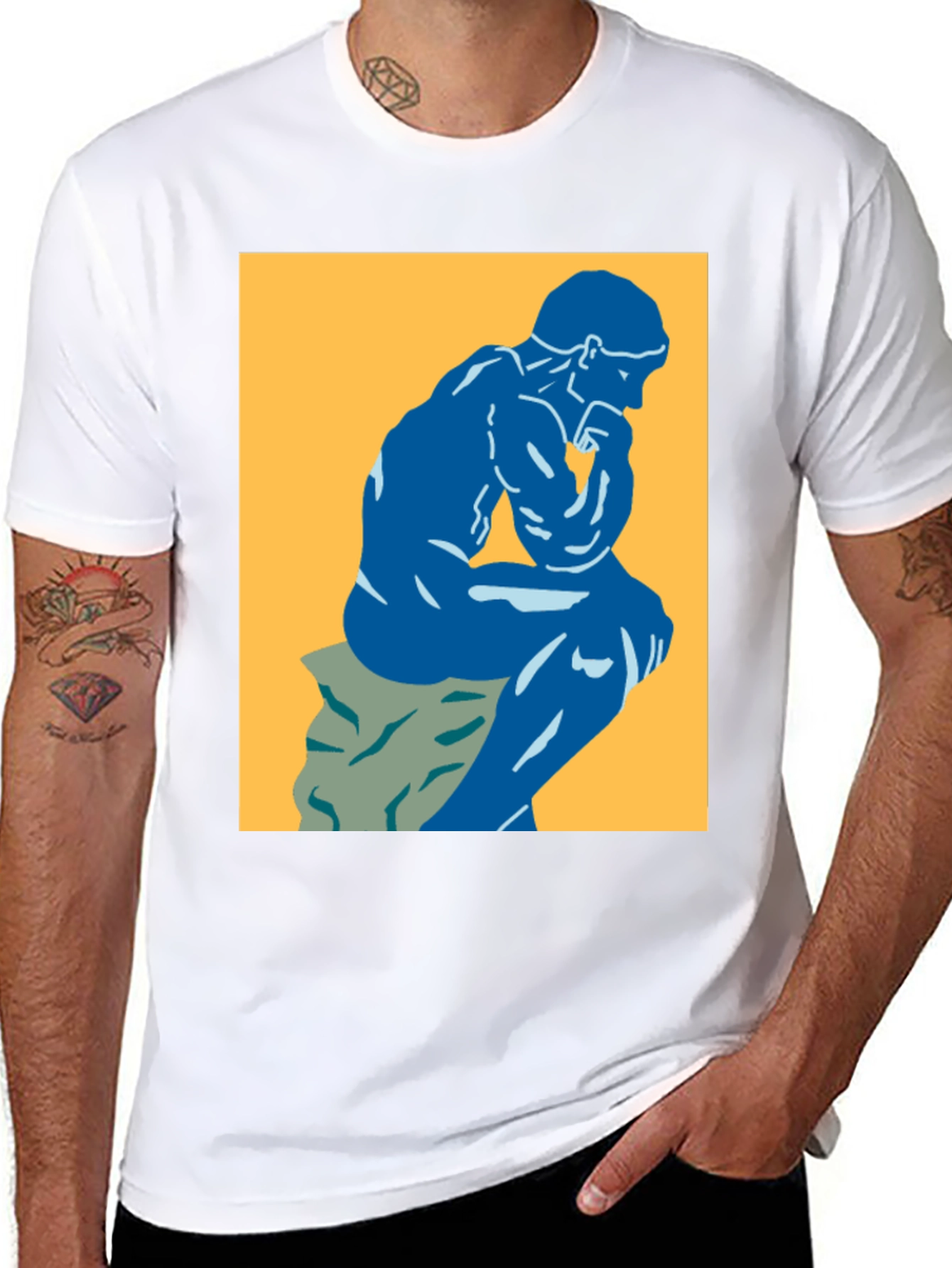 The Thinker T-Shirt - Philosophy Inspired Graphic Tee