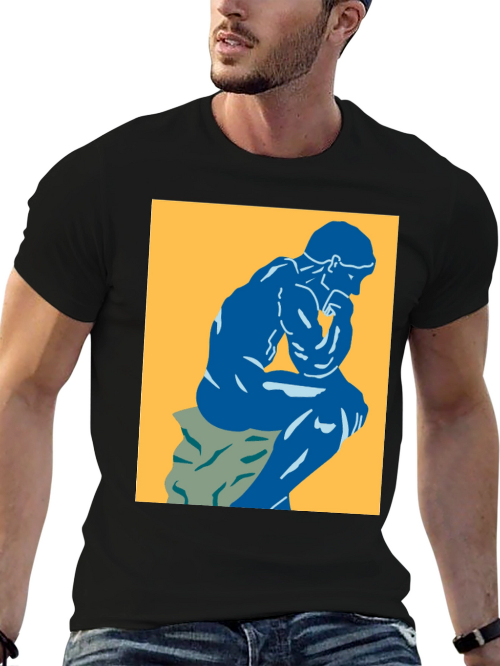 The Thinker T-Shirt - Philosophy Inspired Graphic Tee