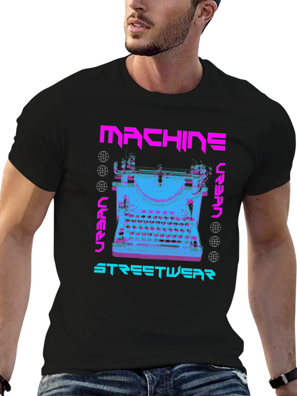 Machine Urban Streetwear T-Shirt