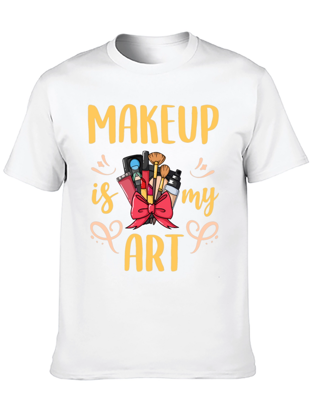 Makeup Is My Art Graphic Tee - Black