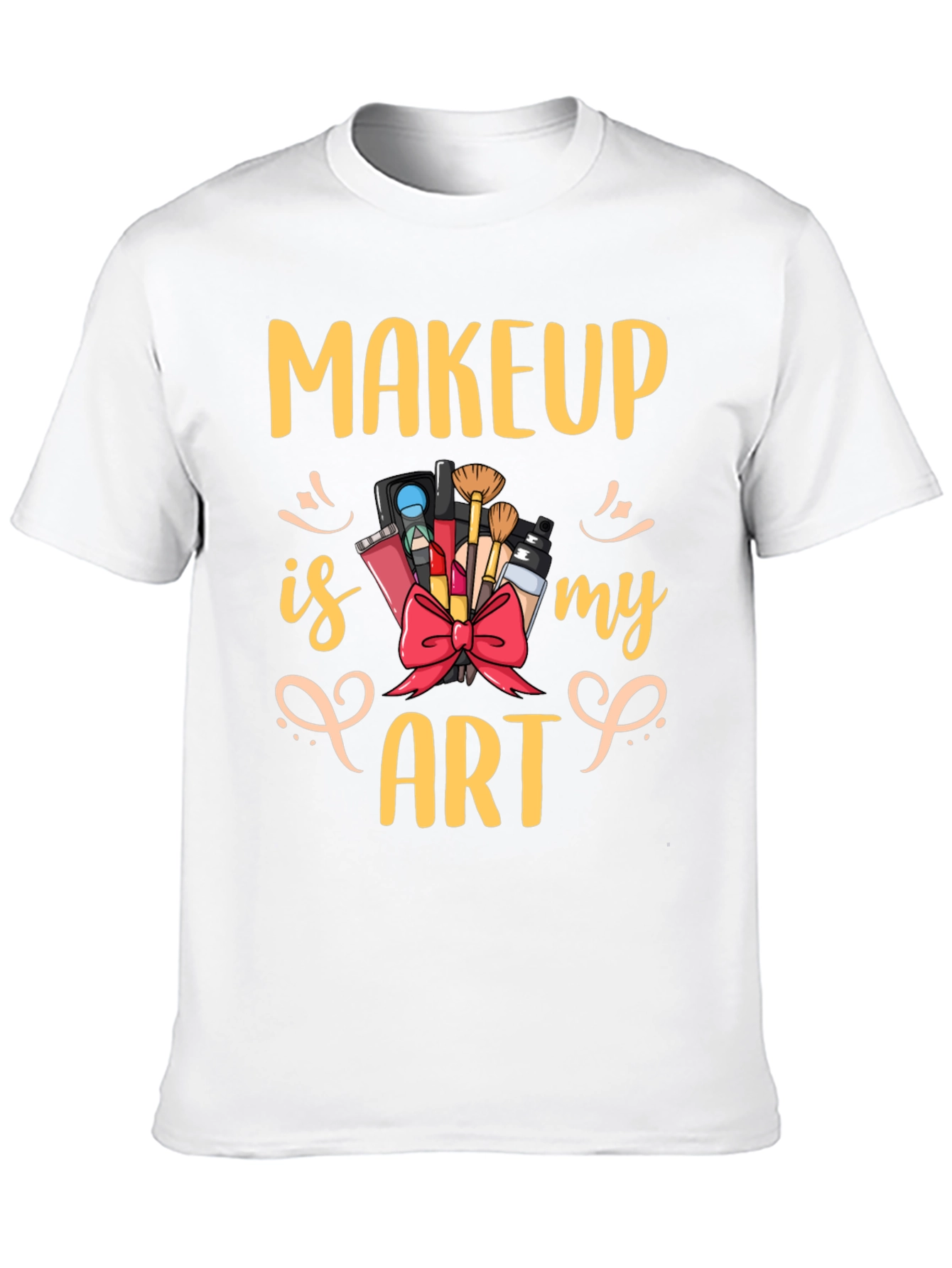 Makeup Is My Art Graphic Tee - Black
