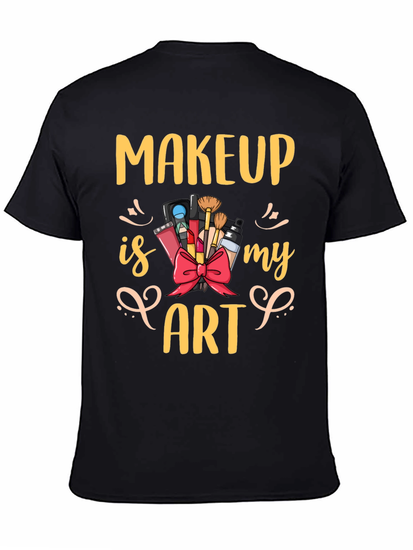 Makeup Is My Art Graphic Tee - Black