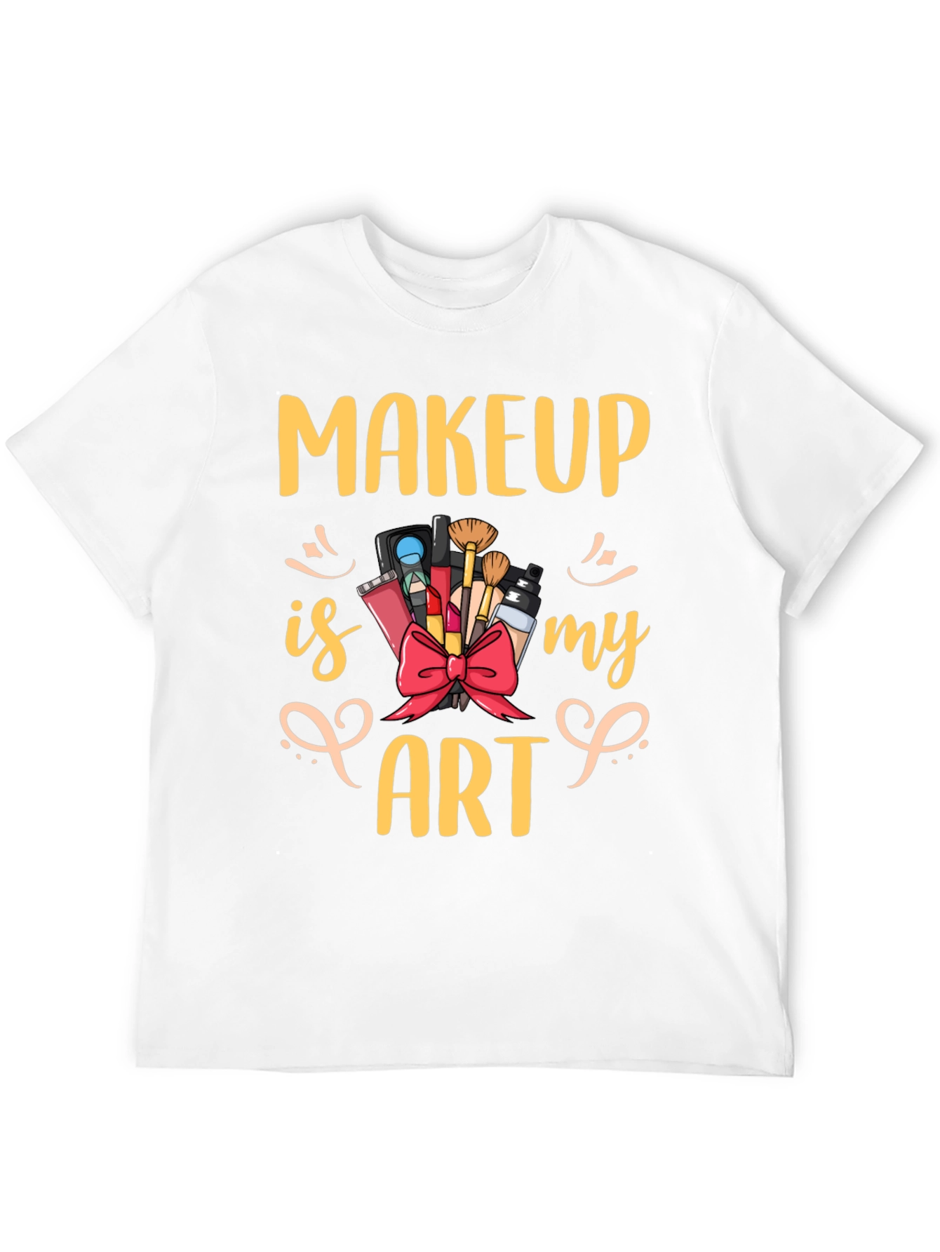 Makeup Is My Art Graphic Tee - Black