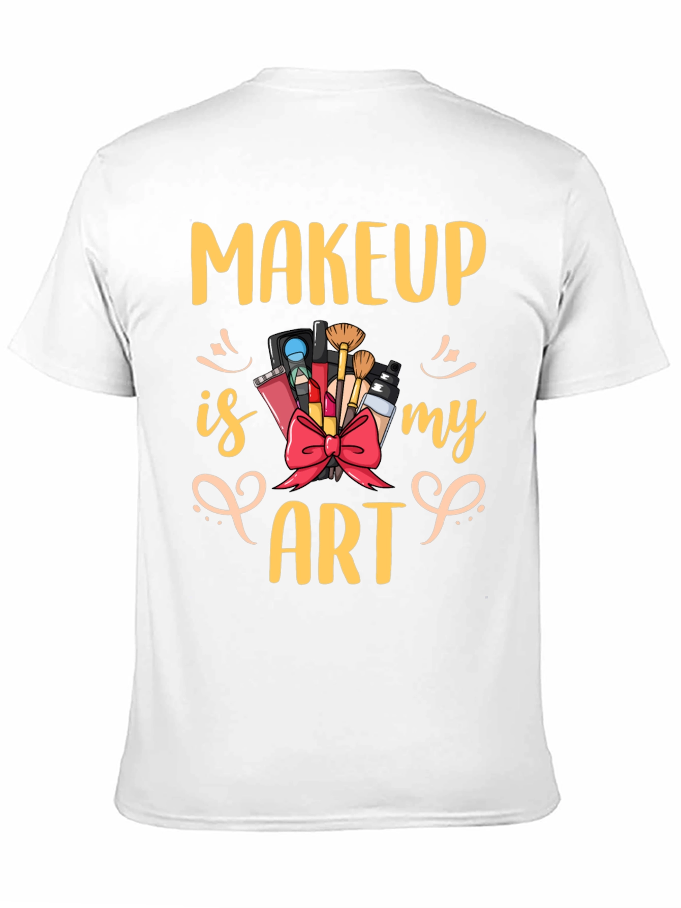 Makeup Is My Art Graphic Tee - Black