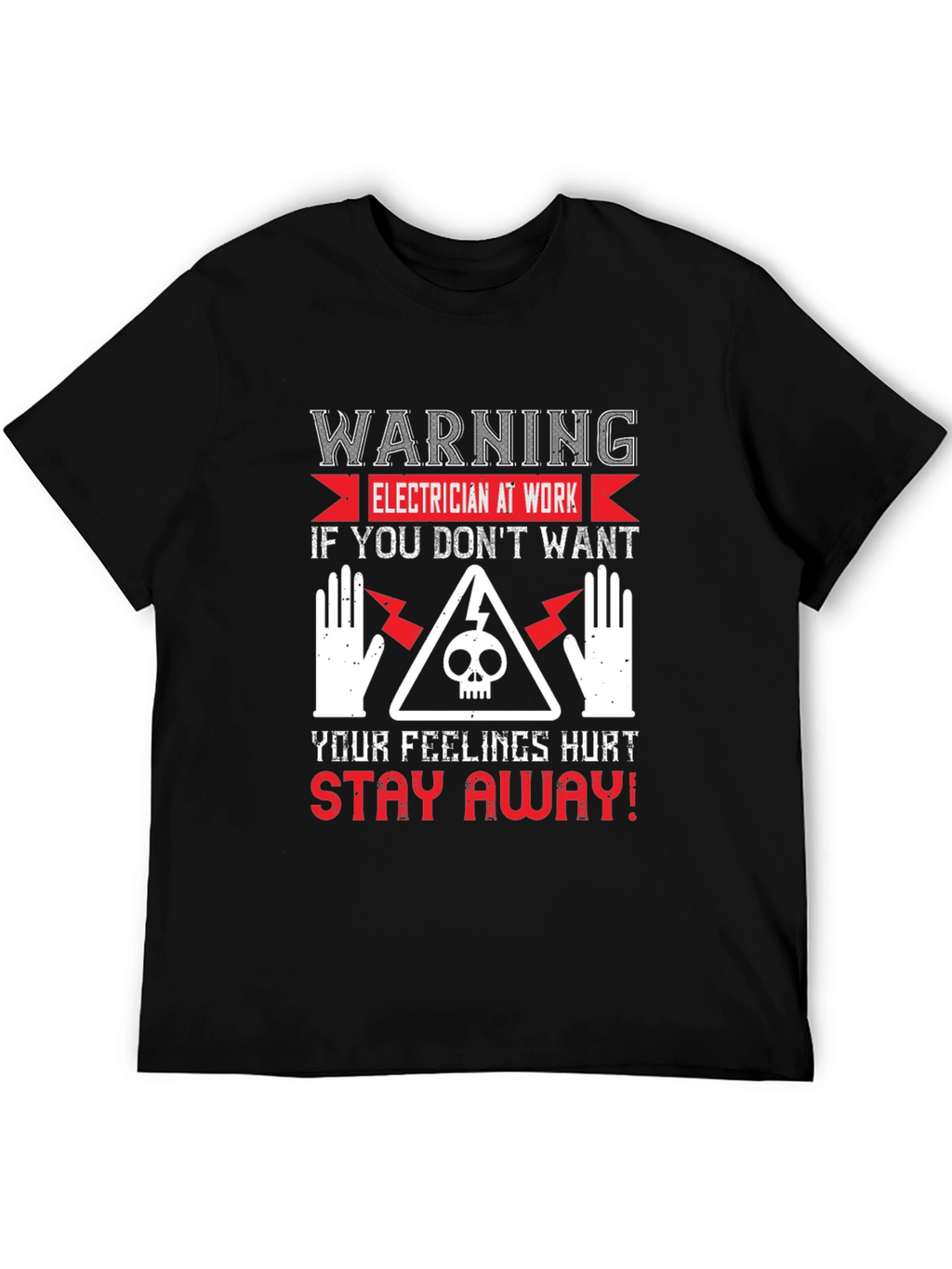 Warning Electrician T-Shirt