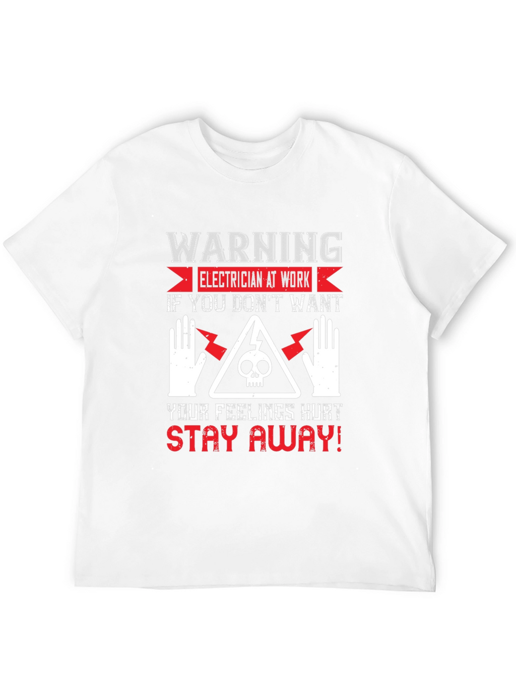 Warning Electrician T-Shirt
