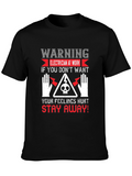 Warning Electrician T-Shirt