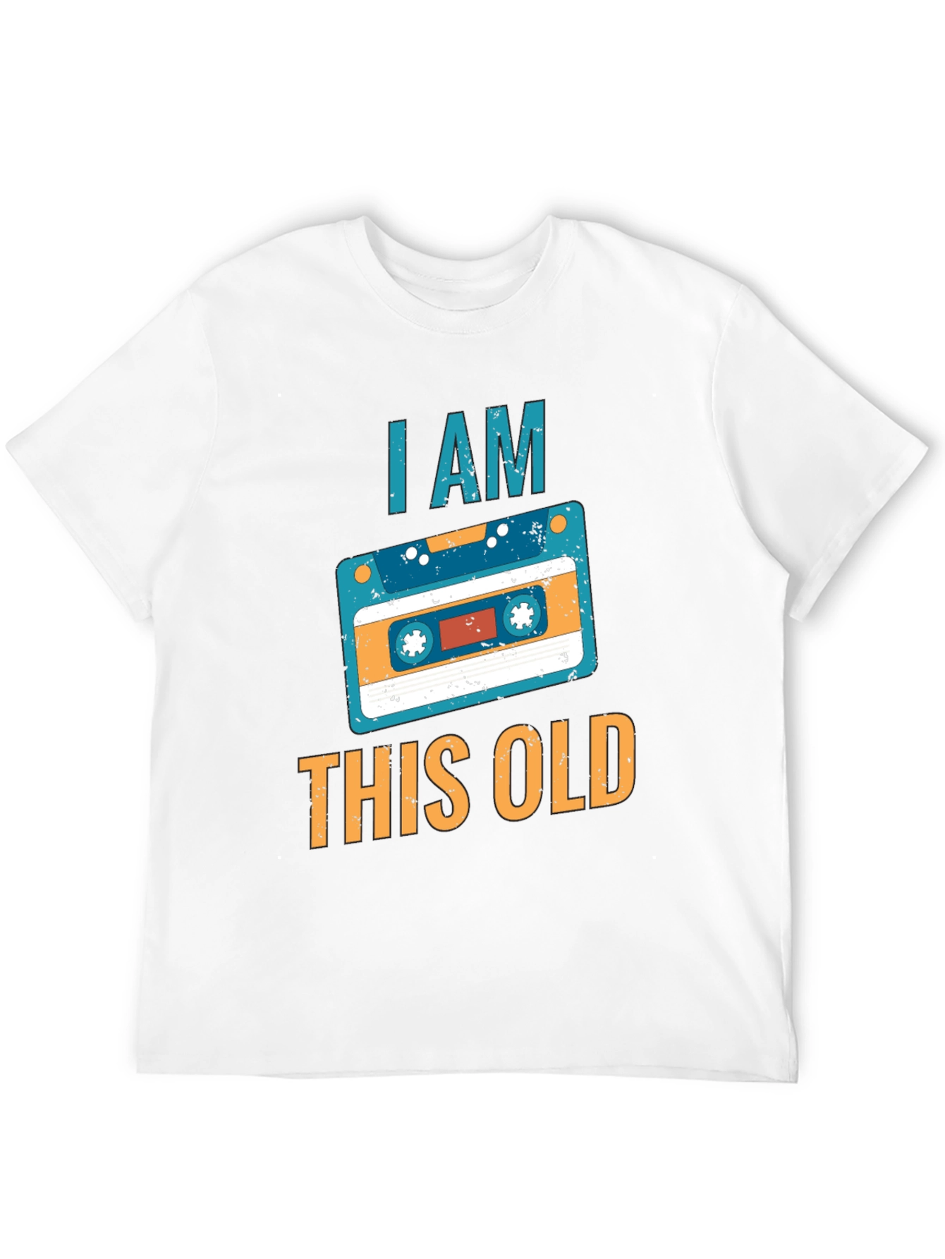 I Am This Old Cassette Tape Graphic Tee