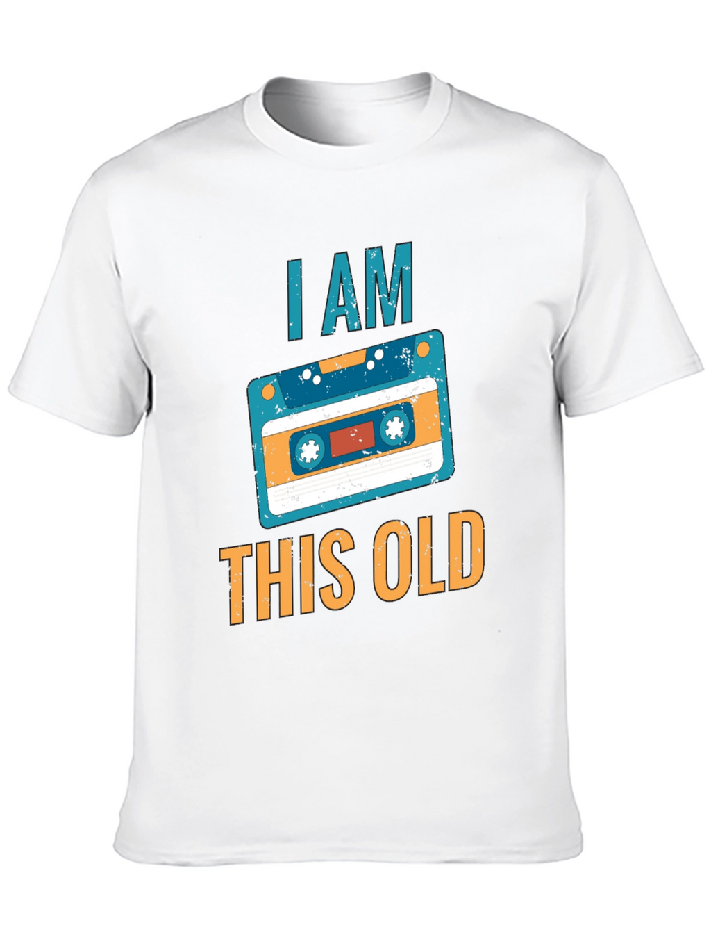 I Am This Old Cassette Tape Graphic Tee