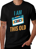 I Am This Old Cassette Tape Graphic Tee