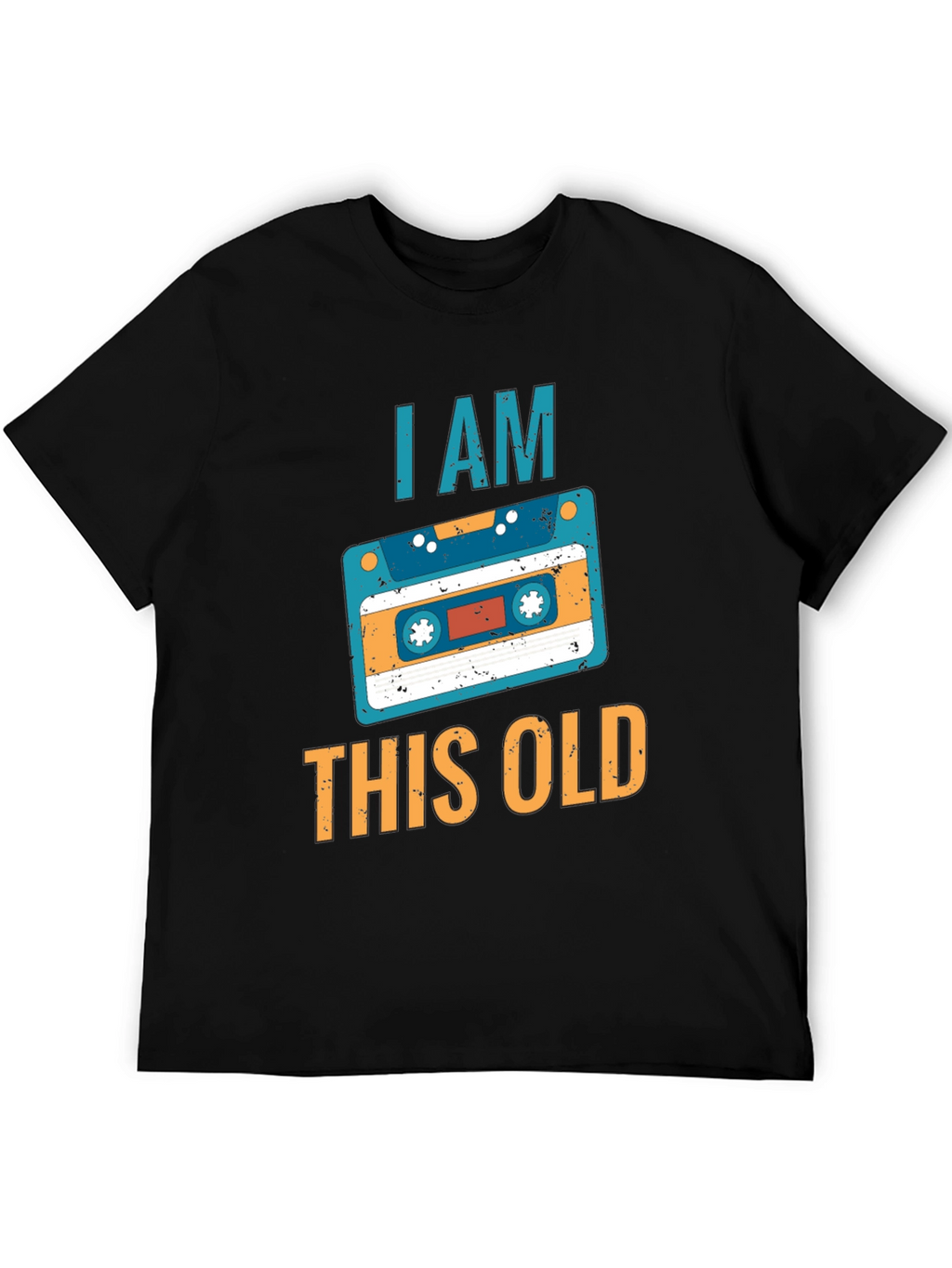 I Am This Old Cassette Tape Graphic Tee