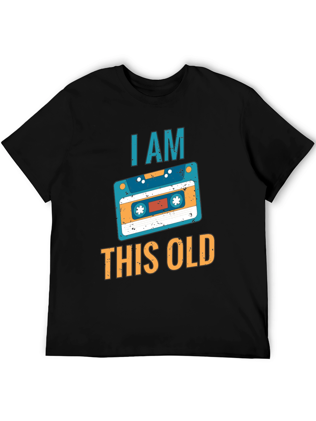 I Am This Old Cassette Tape Graphic Tee