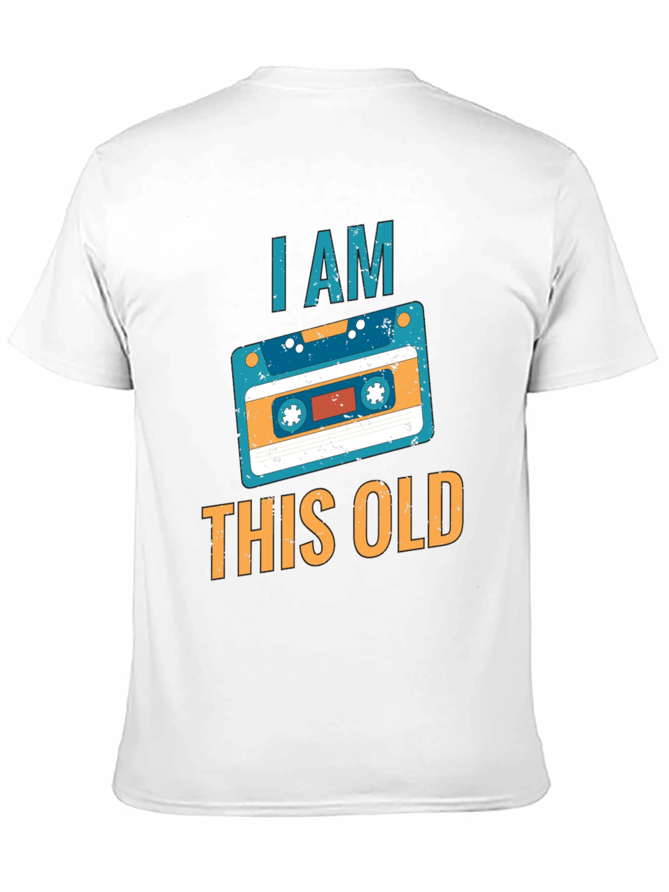 I Am This Old Cassette Tape Graphic Tee