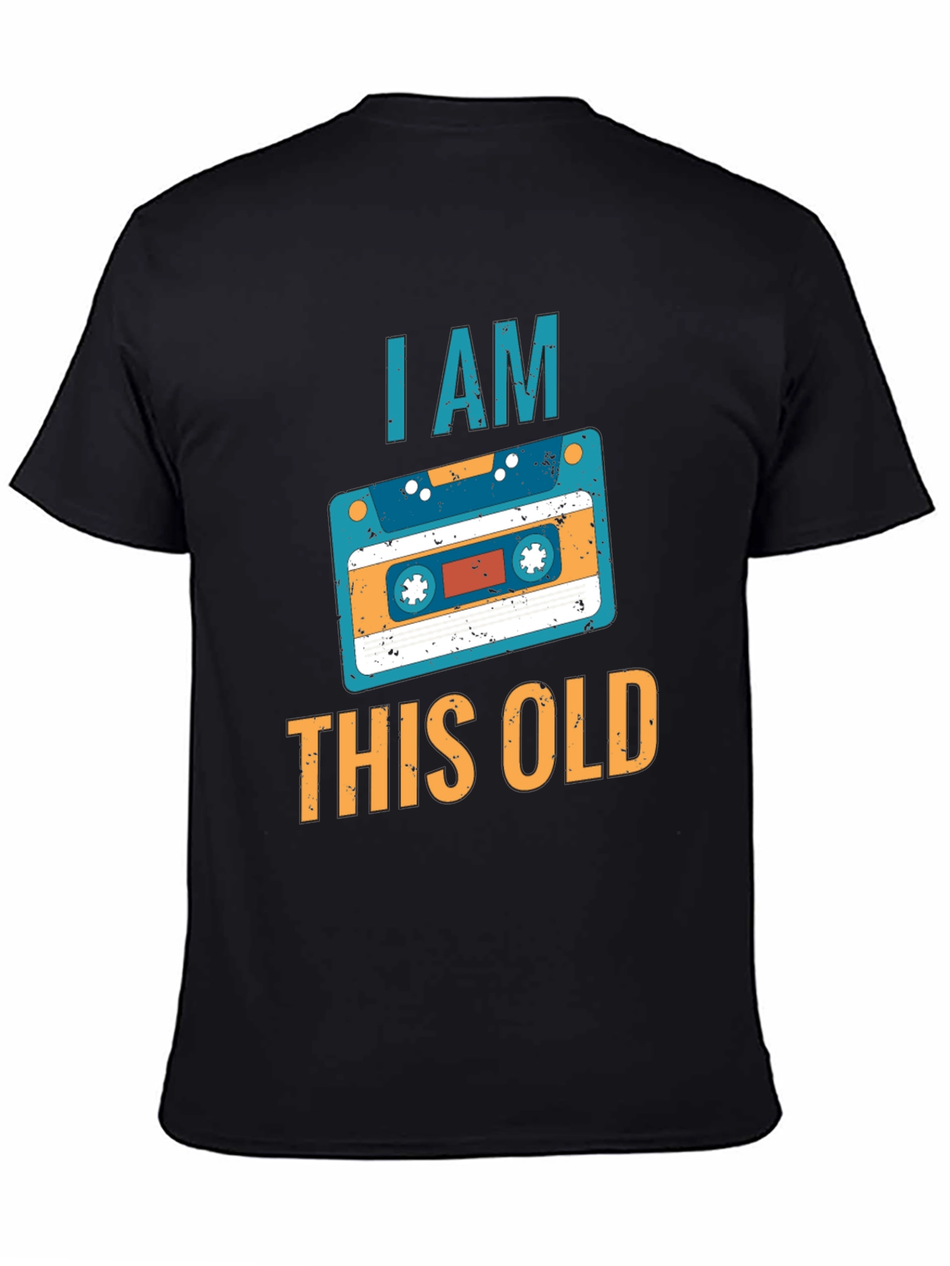I Am This Old Cassette Tape Graphic Tee