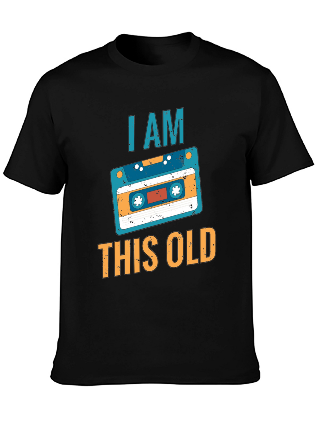 I Am This Old Cassette Tape Graphic Tee