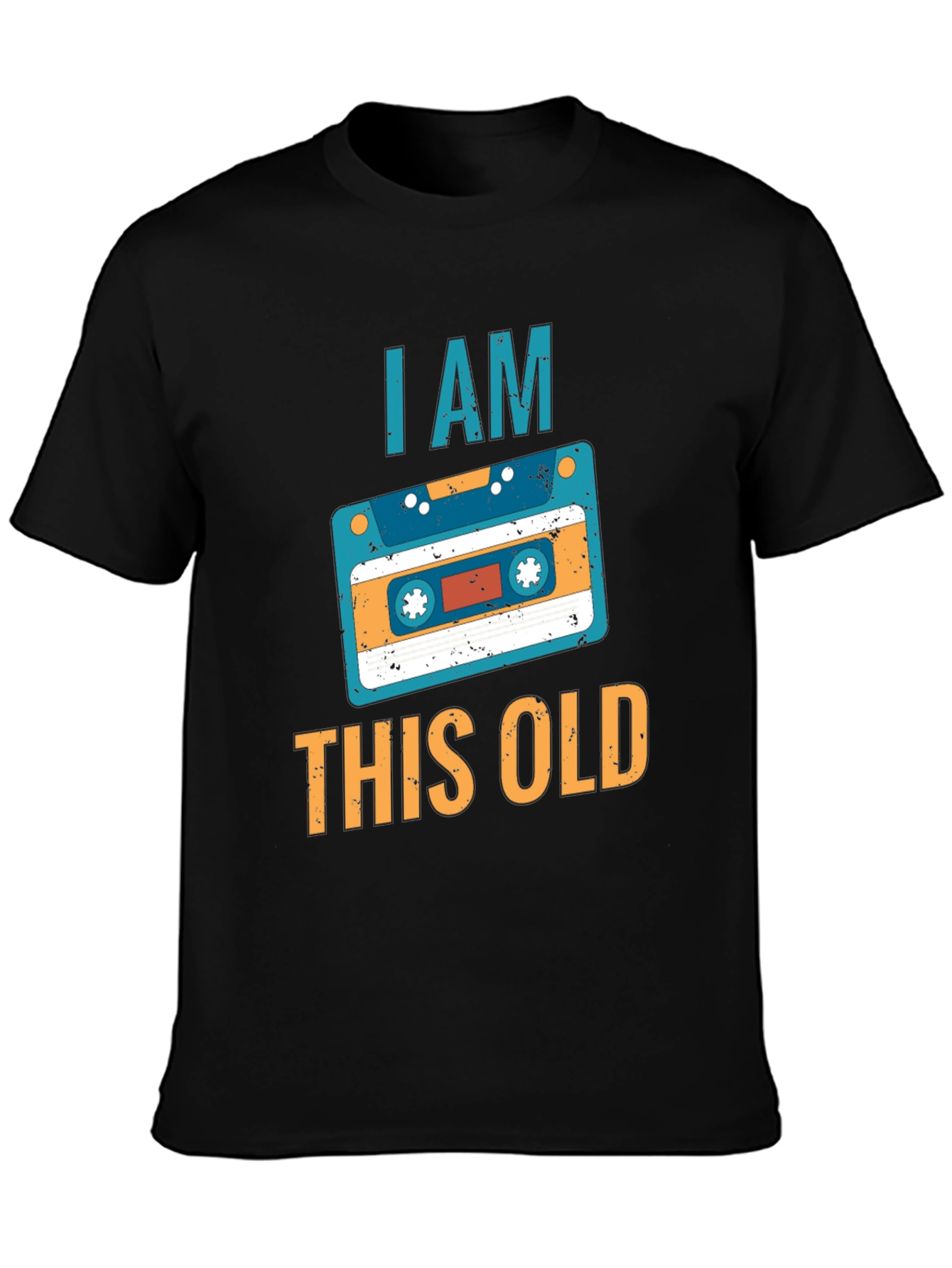 I Am This Old Cassette Tape Graphic Tee