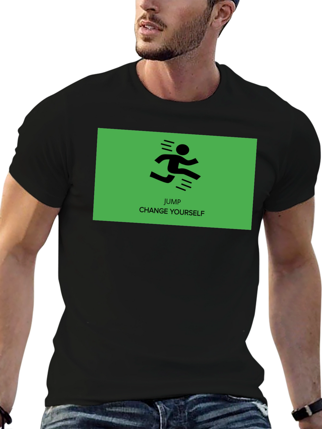 Jump Change Yourself Graphic Tee