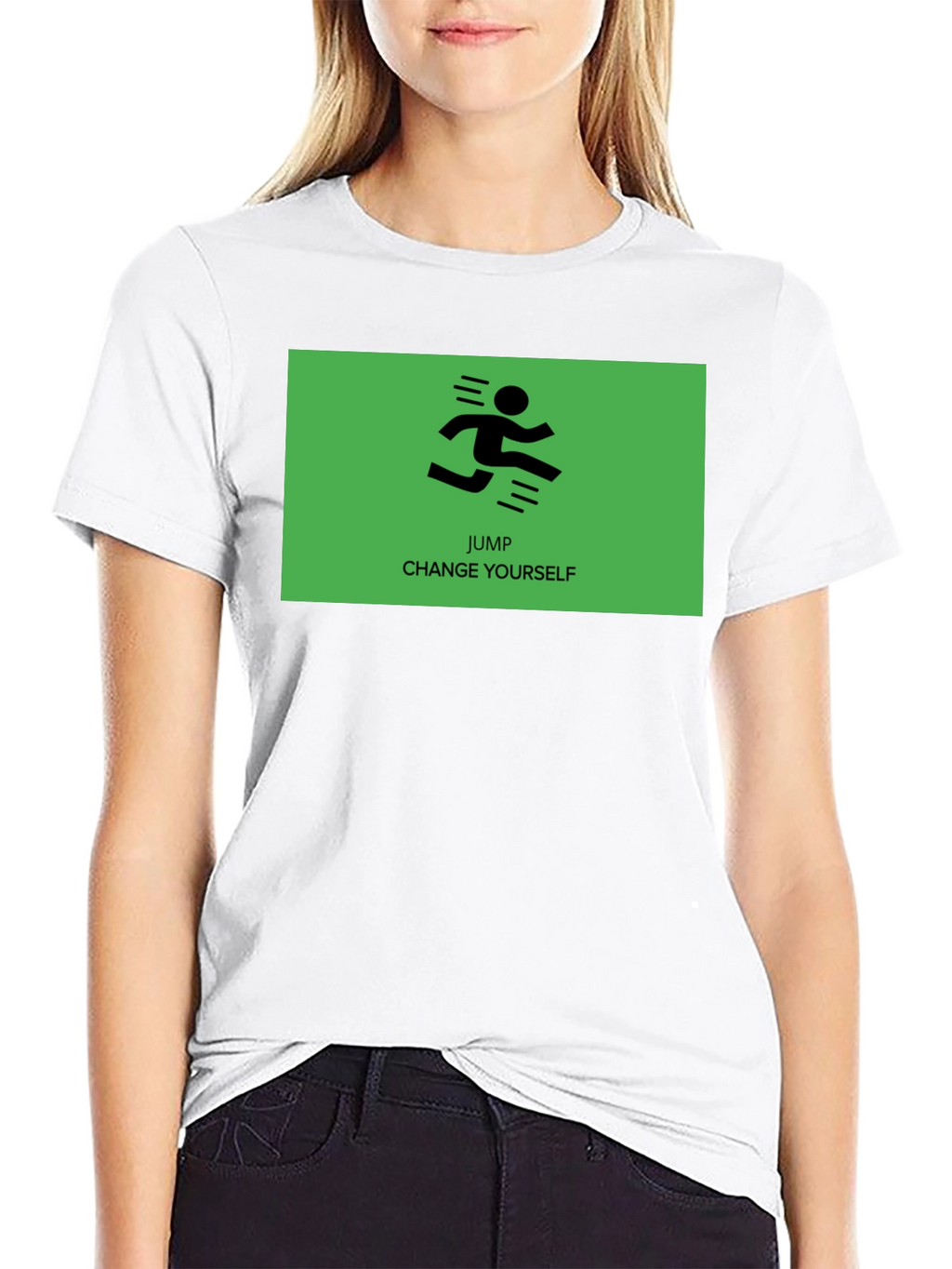 Jump Change Yourself Graphic Tee