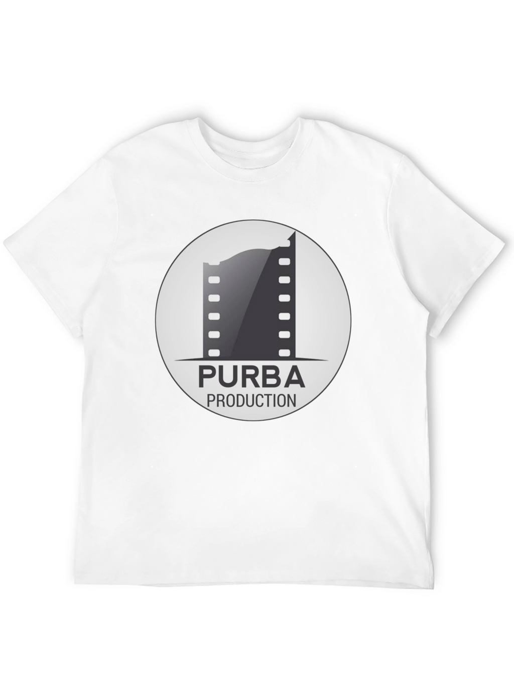 Purba Production Black Graphic Tee - Film Enthusiast Apparel