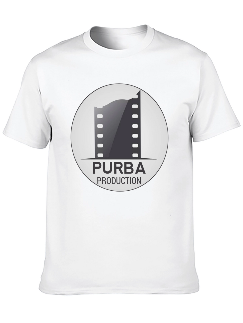 Purba Production Black Graphic Tee - Film Enthusiast Apparel