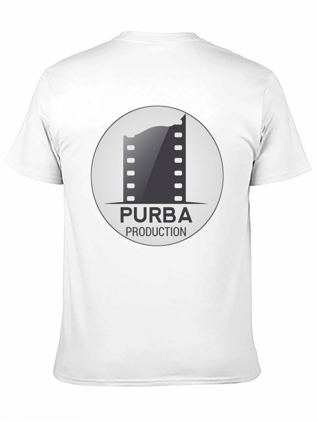 Purba Production Black Graphic Tee - Film Enthusiast Apparel