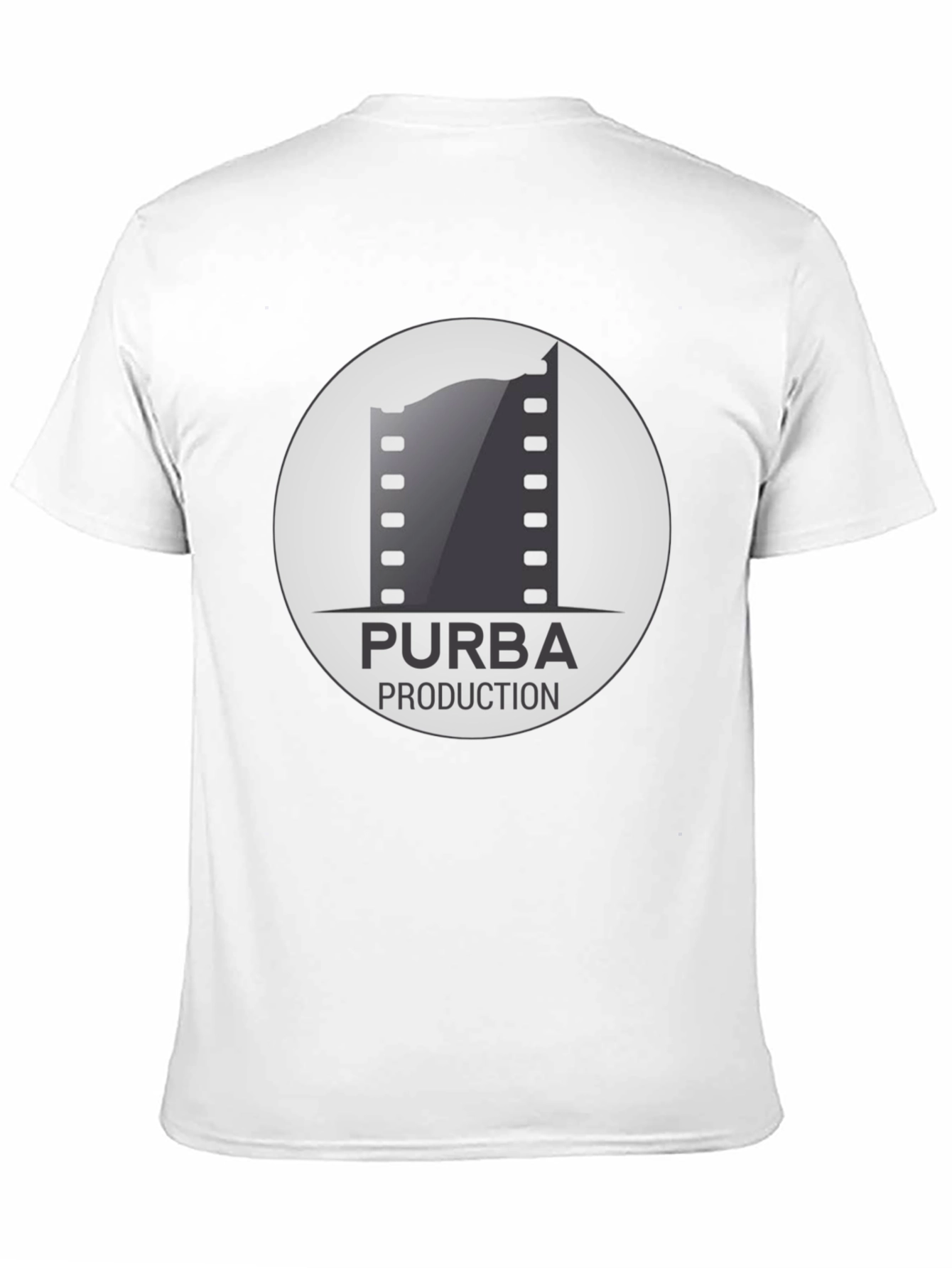 Purba Production Black Graphic Tee - Film Enthusiast Apparel