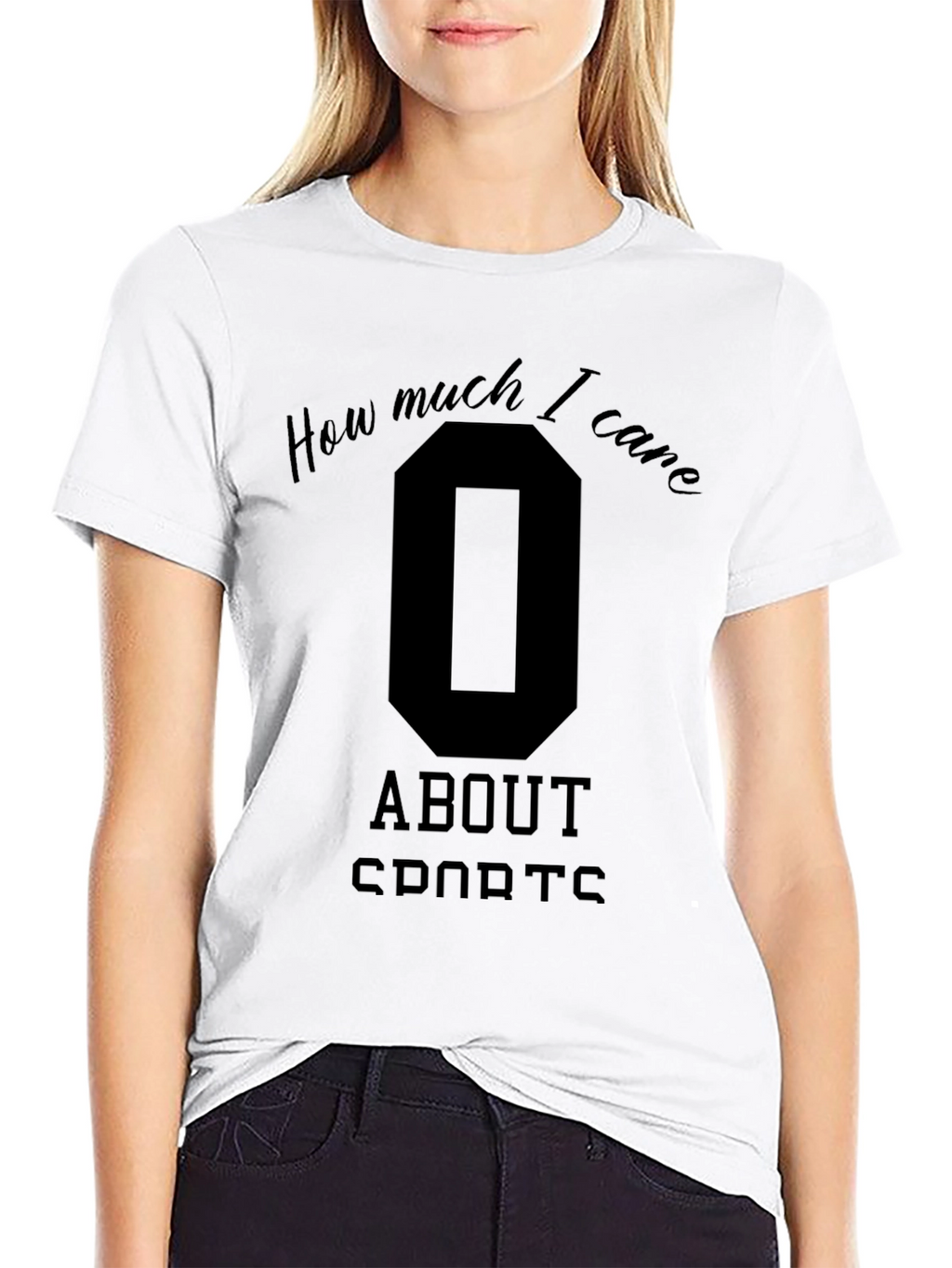 Zero Care Sports T-Shirt - Funny Graphic Tee