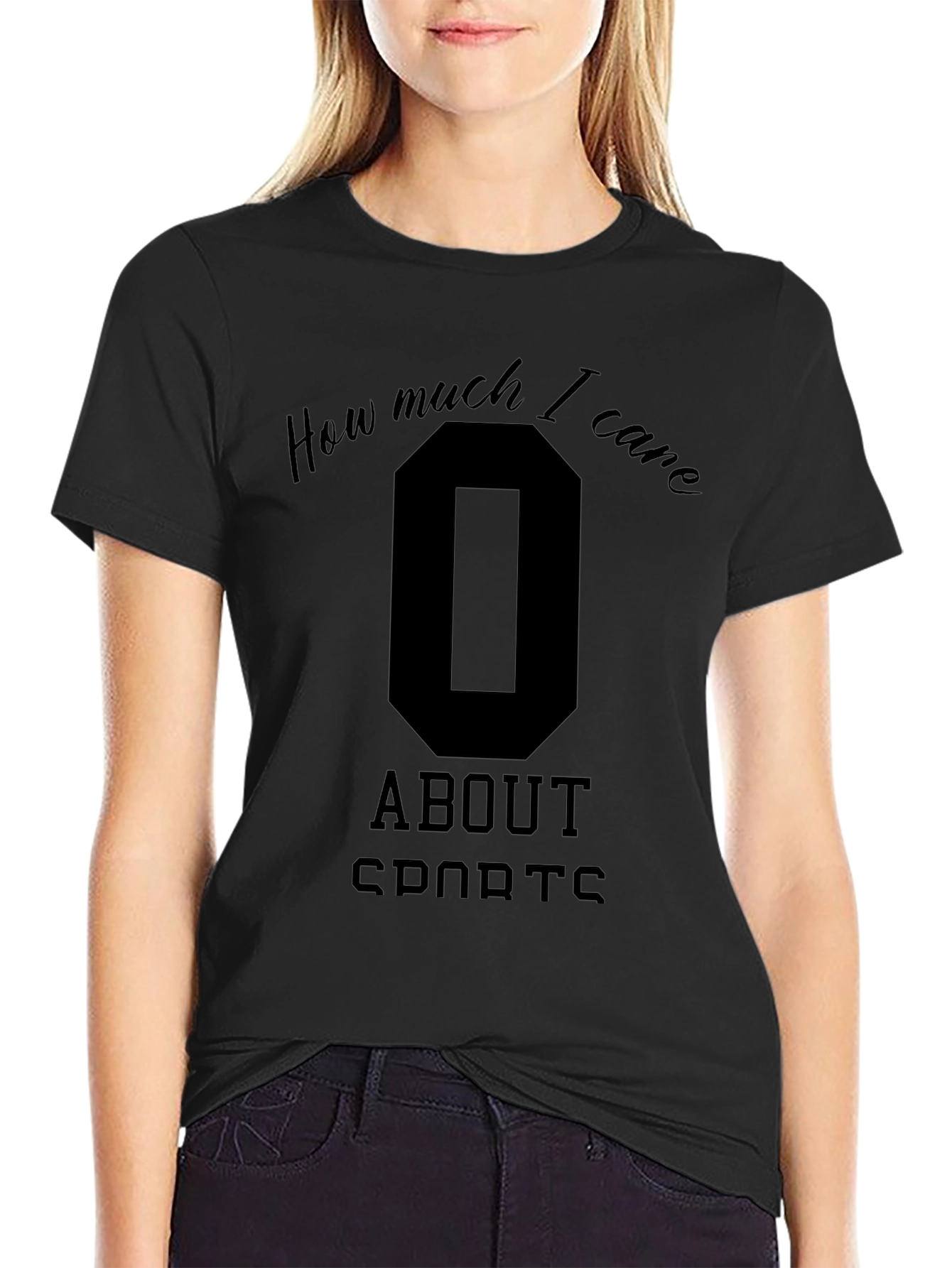 Zero Care Sports T-Shirt - Funny Graphic Tee