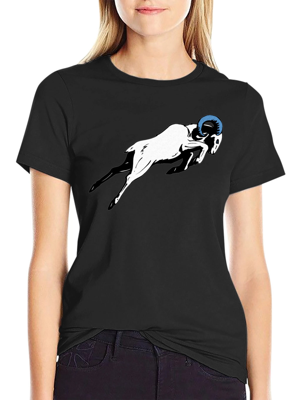 Ram Graphic Tee - Black T-Shirt