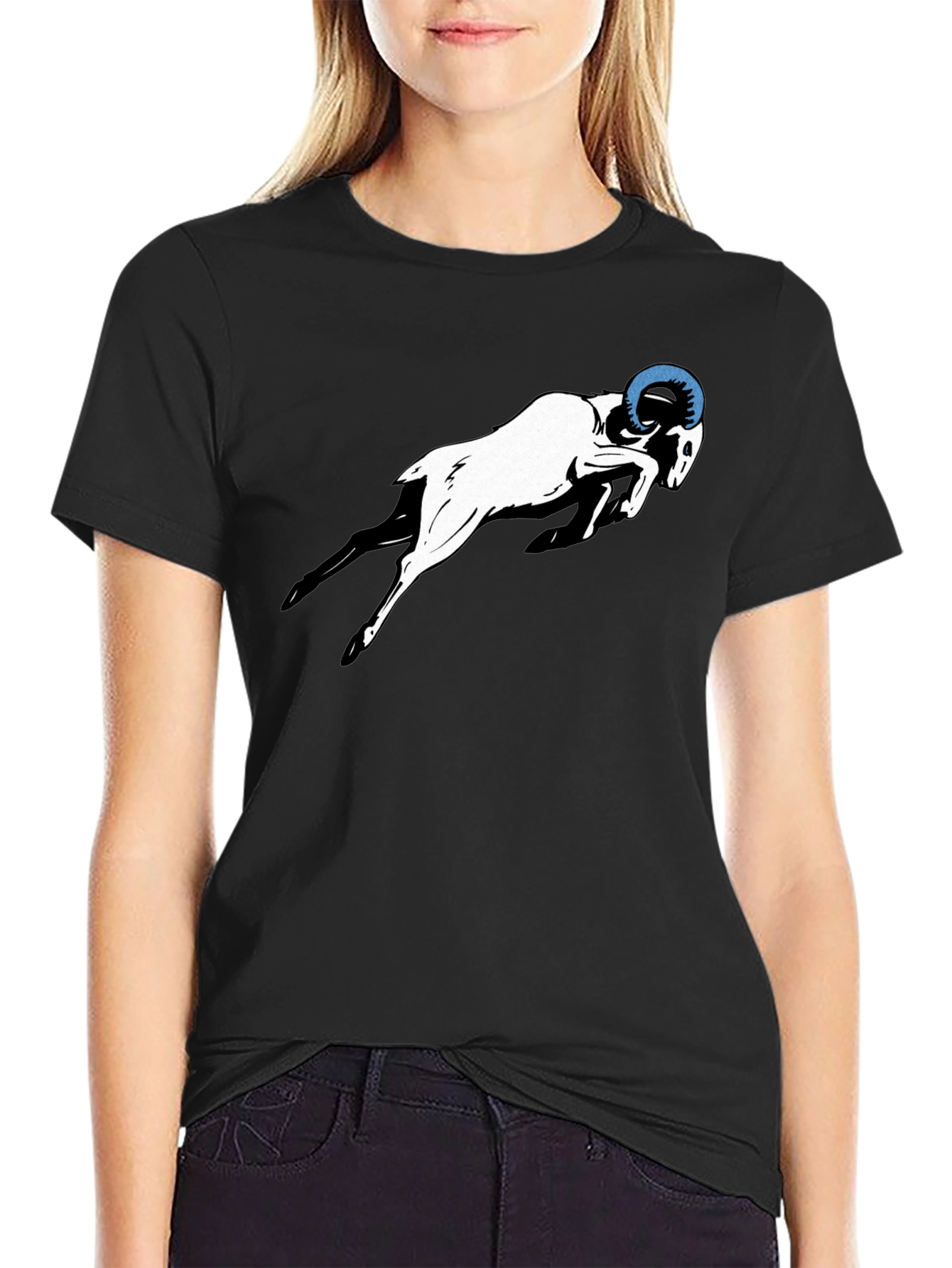 Ram Graphic Tee - Black T-Shirt