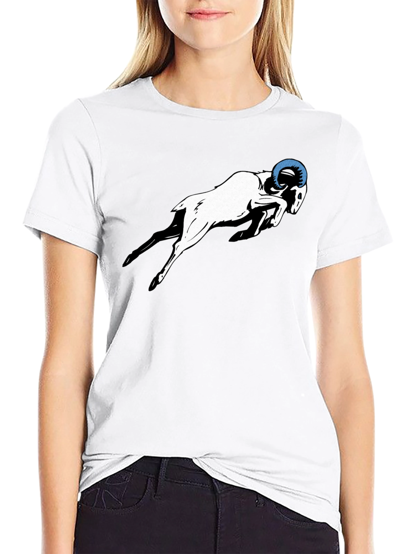 Ram Graphic Tee - Black T-Shirt
