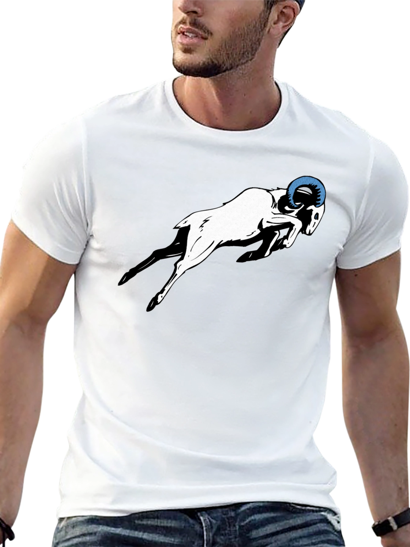 Ram Graphic Tee - Black T-Shirt