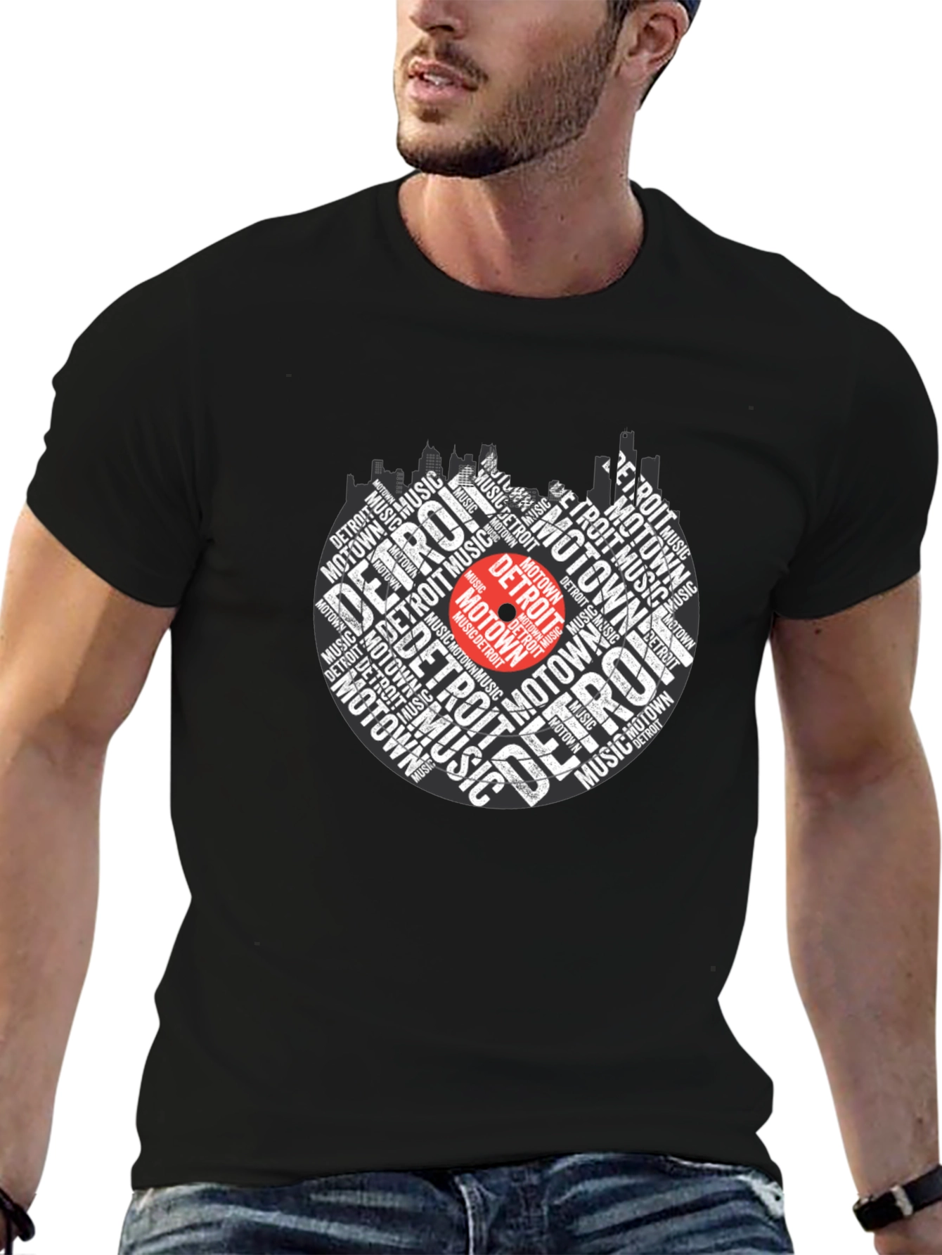 Detroit Motown Music Graphic Tee