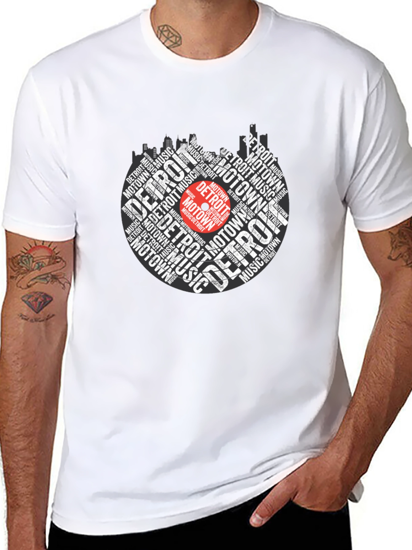 Detroit Motown Music Graphic Tee
