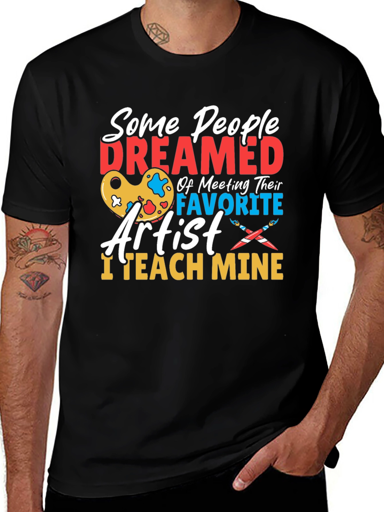 Artist Teacher Graphic T-Shirt
