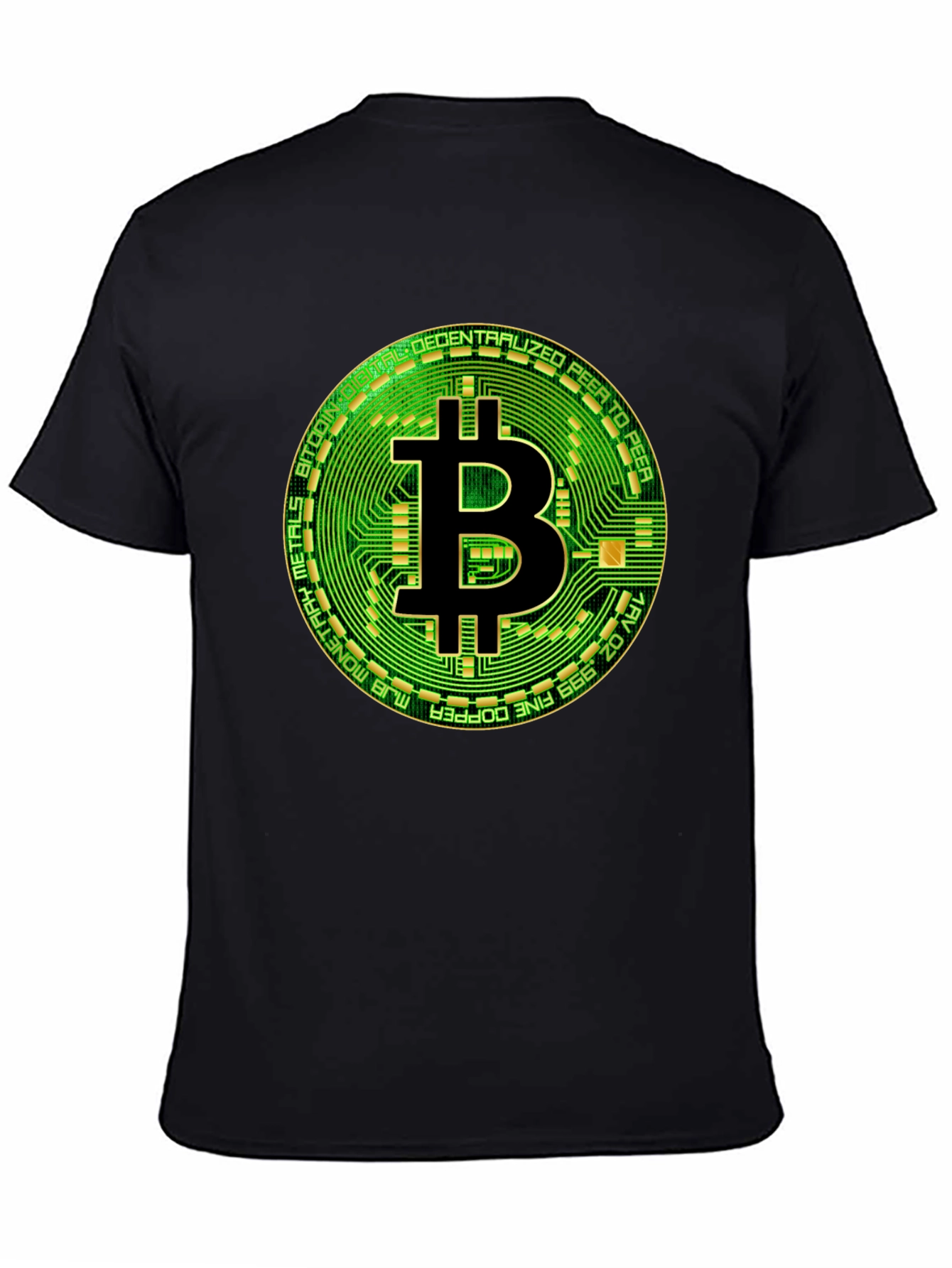 Bitcoin Circuit Board Graphic T-Shirt