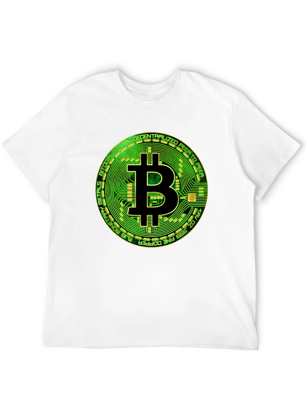Bitcoin Circuit Board Graphic T-Shirt