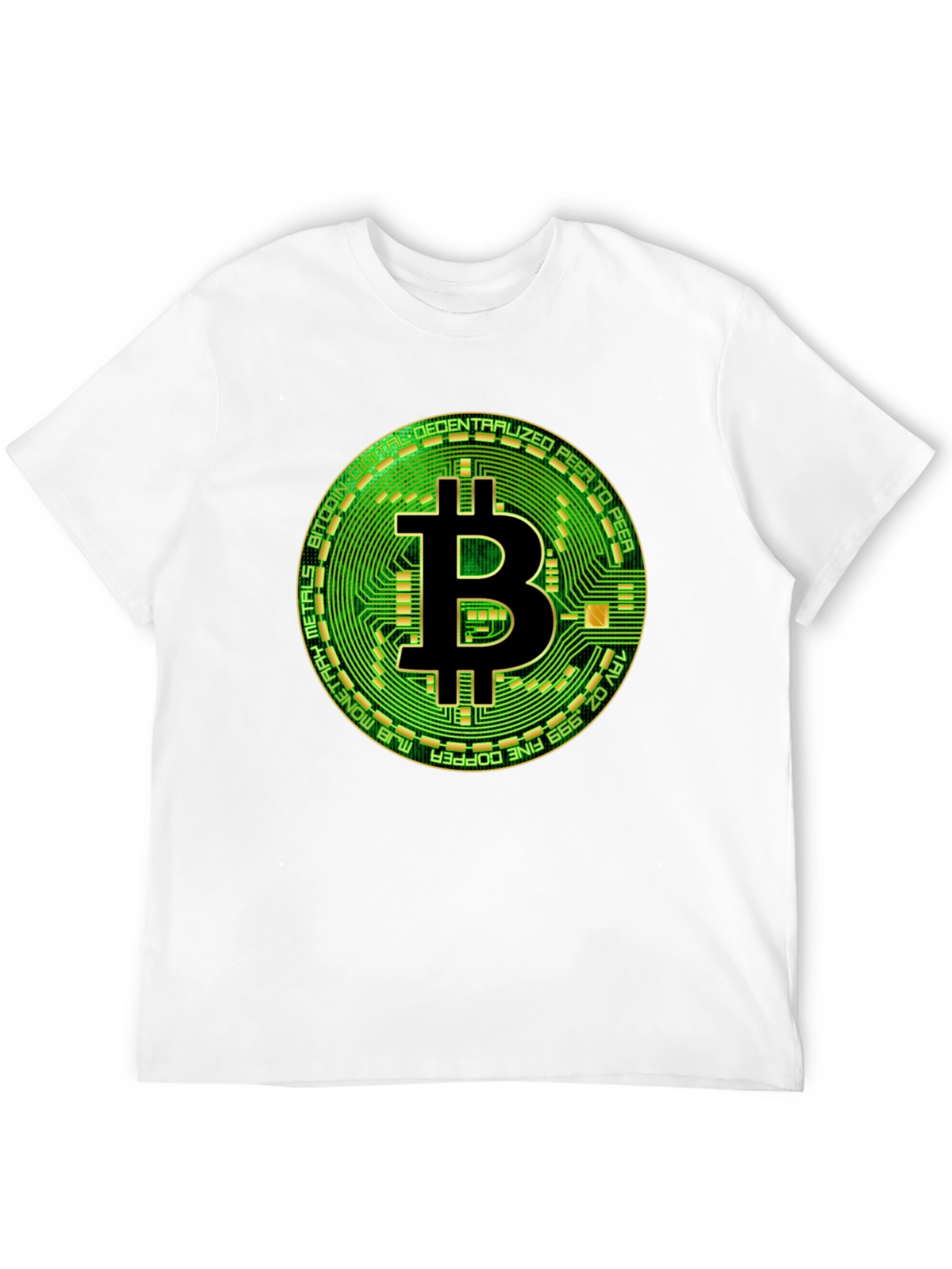 Bitcoin Circuit Board Graphic T-Shirt